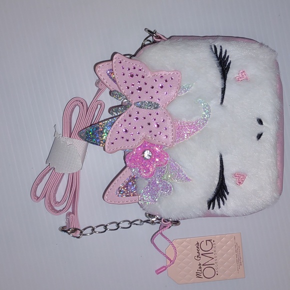 😺MISS GWENs OMG ACCESSORIES Butterfly Crown Unicorn Crossbody - Picture 10 of 12